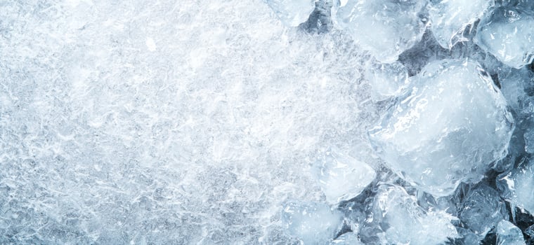 Frozen winter ice texture background photo