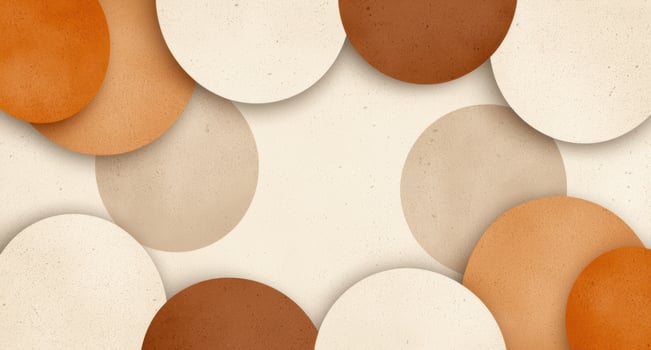 Assorted brown and white eggs photo