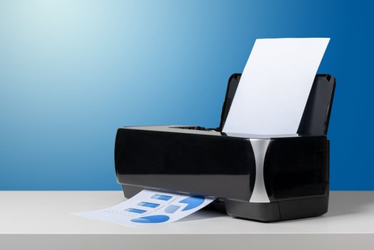 Compact laser home printer photo