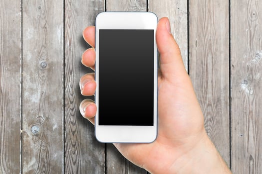 Modern mobile phone photo
