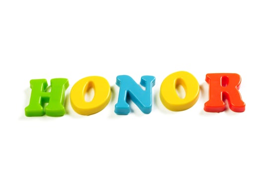 colorful toy alphabet letters photo
