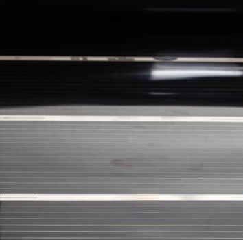 Modern infrared warm floor, background. Close-up photo