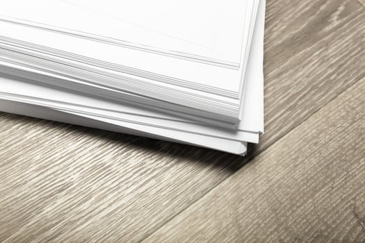Blank poster on wood to replace your design photo
