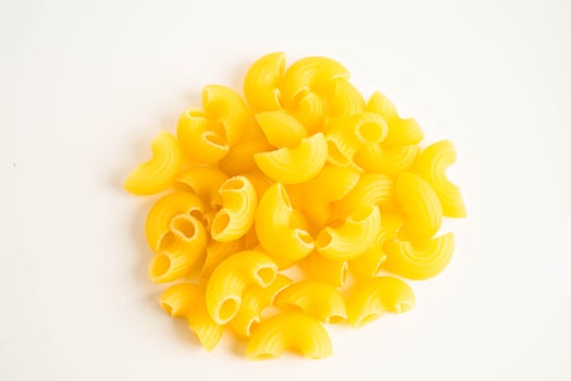 Pasta noodles for cooking Italian food. photo