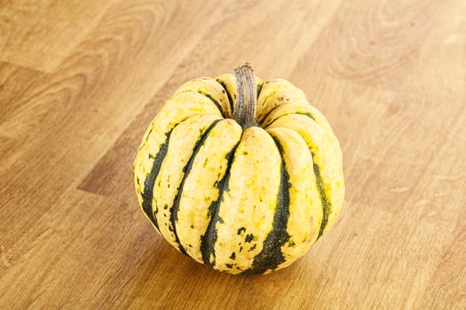 Ripe raw fresh decorative pumpkin photo
