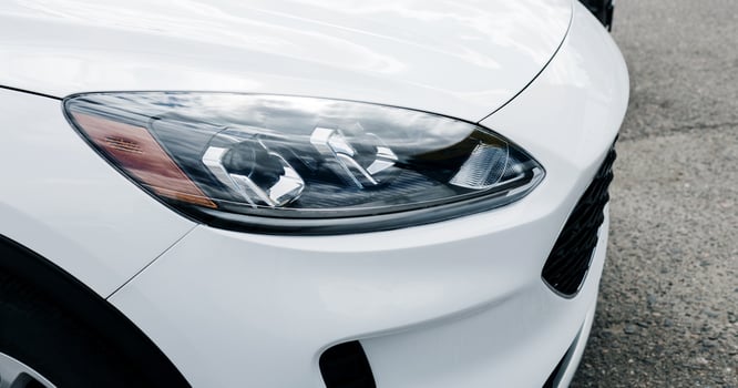 Detail of the LED headlights photo