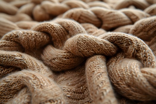 Cozy Autumn Knit Texture Warm Chunky Knit Pattern for Seasonal Design photo