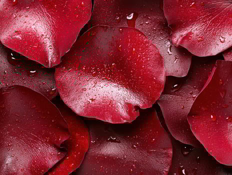 Vibrant red beet slices with water droplets photo