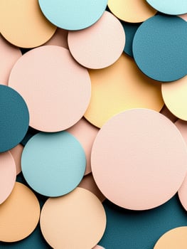 Colorful abstract geometric shapes background photo