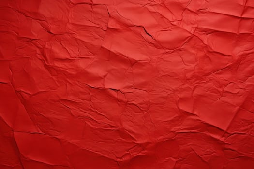 Crumpled red paper texture background photo