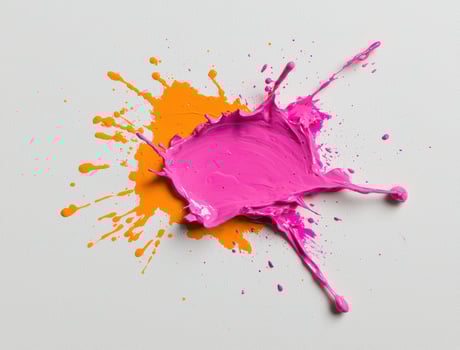 Vibrant paint splash photo