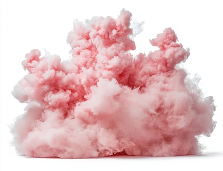 Vibrant pink smoke explosion photo