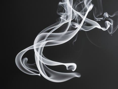 Smoke on a black background photo