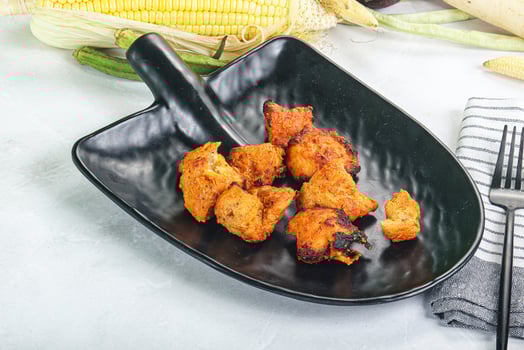 Indian cuisine - Fish Tikka barbecue photo