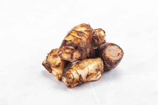 Natural organic raw ginger root photo