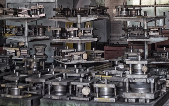 Attachments for machine tools in the factory, background, industry, cutter photo