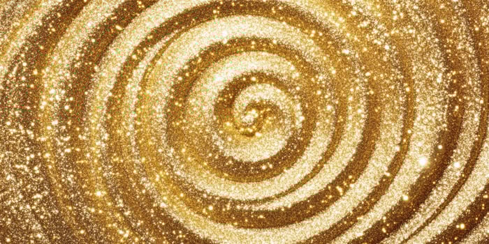 Elegant festive Christmas background featuring gold glitter swirl on a black backdrop for a sophisticated holiday vibe photo