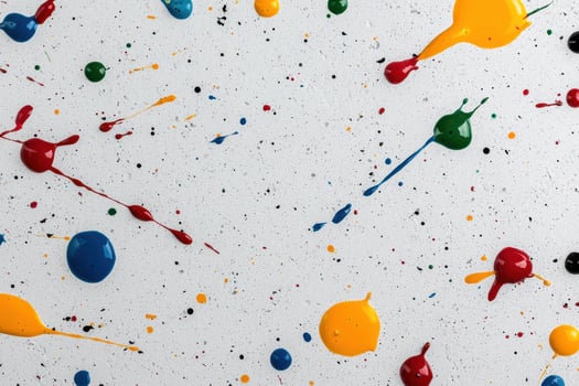 Colorful paint splatter abstract background photo