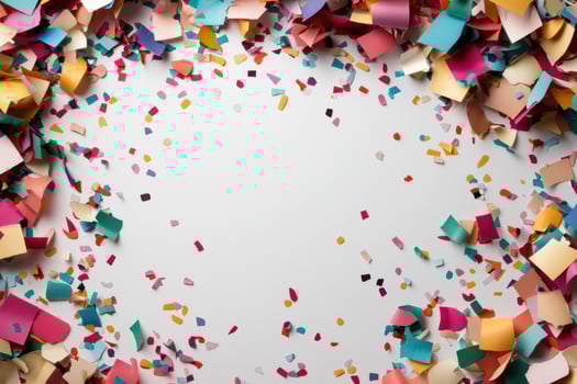 Colorful confetti background photo