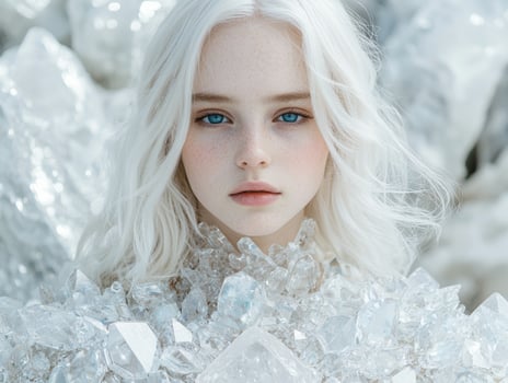 Ethereal winter beauty photo