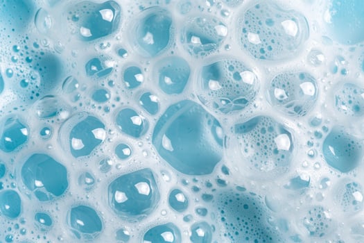 abstract bubbles in blue tones photo