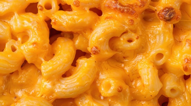 Delicious cheesy pasta bake photo
