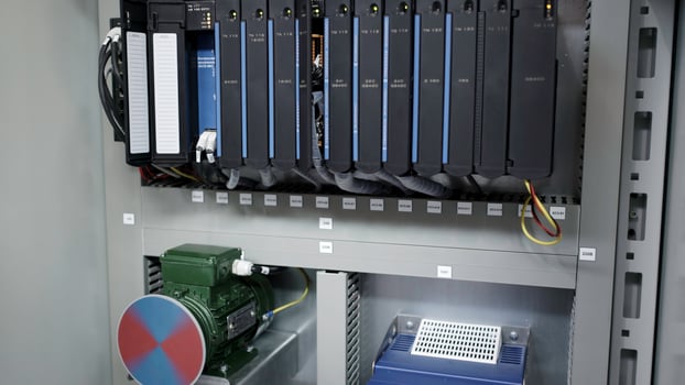 Dubai, UAE - June 2024. Data Storage Rack designed specifically for various Server Components and configurations. Media photo