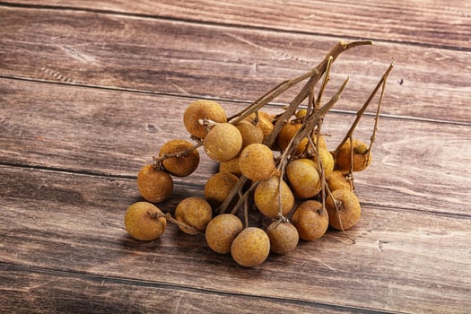 Ripe sweet tropical Longan fruit photo