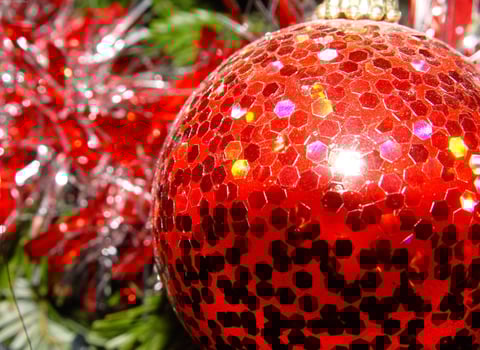 Christmas Ornament with Automotive Lighting Decoration photo