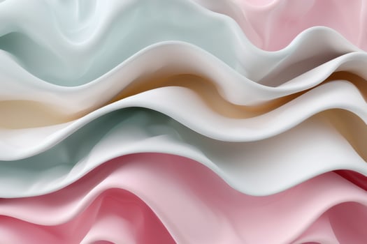 Soft and flowing fabric textures in pastel colors photo