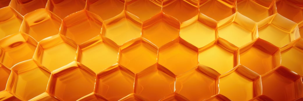 Vibrant honeycomb pattern photo