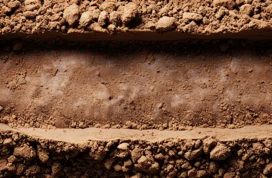 close up of cracked and dry soil texture photo