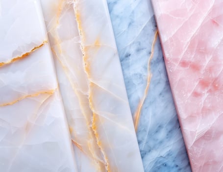 Elegant marble textures in pastel colors photo