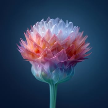 Vibrant Dahlia Flower in Bloom photo