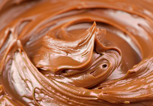 Smooth and creamy peanut butter swirl photo