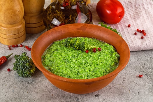 Dietari vegan broccoli cream soup photo
