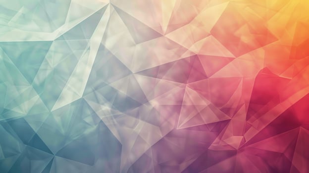 A colorful abstract background with a triangle in the middle photo