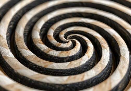 Mesmerizing spiral pattern photo