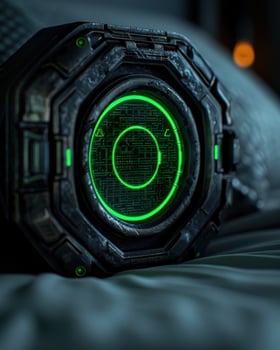 Futuristic military targeting system photo