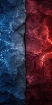 Dramatic contrasting textures and colors photo