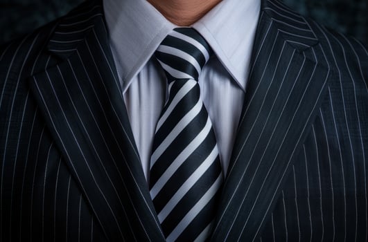 Businessman in suit and tie photo
