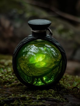 Enchanted forest potion bottle photo