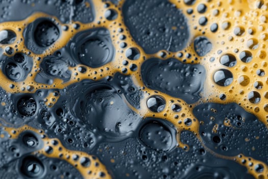 abstract water droplets on a surface photo