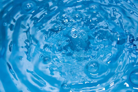 The blue water was so bright and waves from the beautiful waters sparked to a refreshing sensation. photo