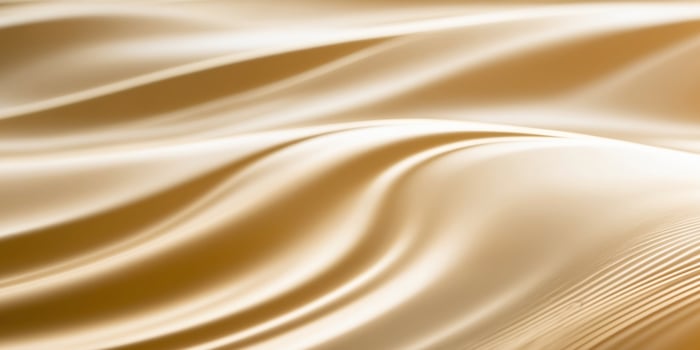 abstract golden smooth flowing waves background. photo