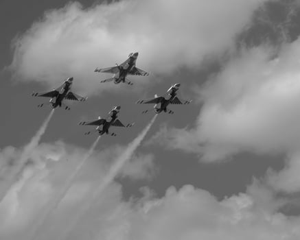 Military jet airplane, military fighter photo