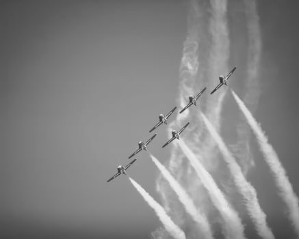 Military jet airplane, military fighter photo