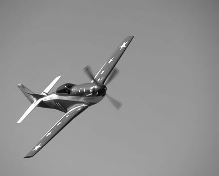 Airplane at the air show background photo