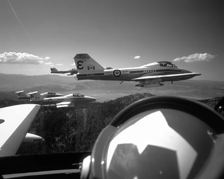 Airplane at the air show background photo
