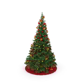 Christmas Gifts and Santa Claus for Holiday Cheer, Festive Celebrations, and Joyful Giving photo